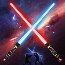 TOY Life 2 Pack Dark Saber Light a Saber for Kids Light up Sword for Kids LED...