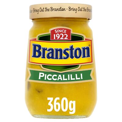 Branston Piccalilli 360g Vegan Tangy Crunchy Condiment for Sandwiches
