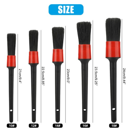 13x Car Detailing Brush Wash Auto Boar Cleaning Engine Tool Gloves Towel Sponge - Picture 10 of 11