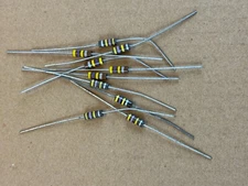 10 NOS Allen Bradley 470k ohm 10% 1/2 watt 1/2W Carbon Comp Resistors (Qty Ava)