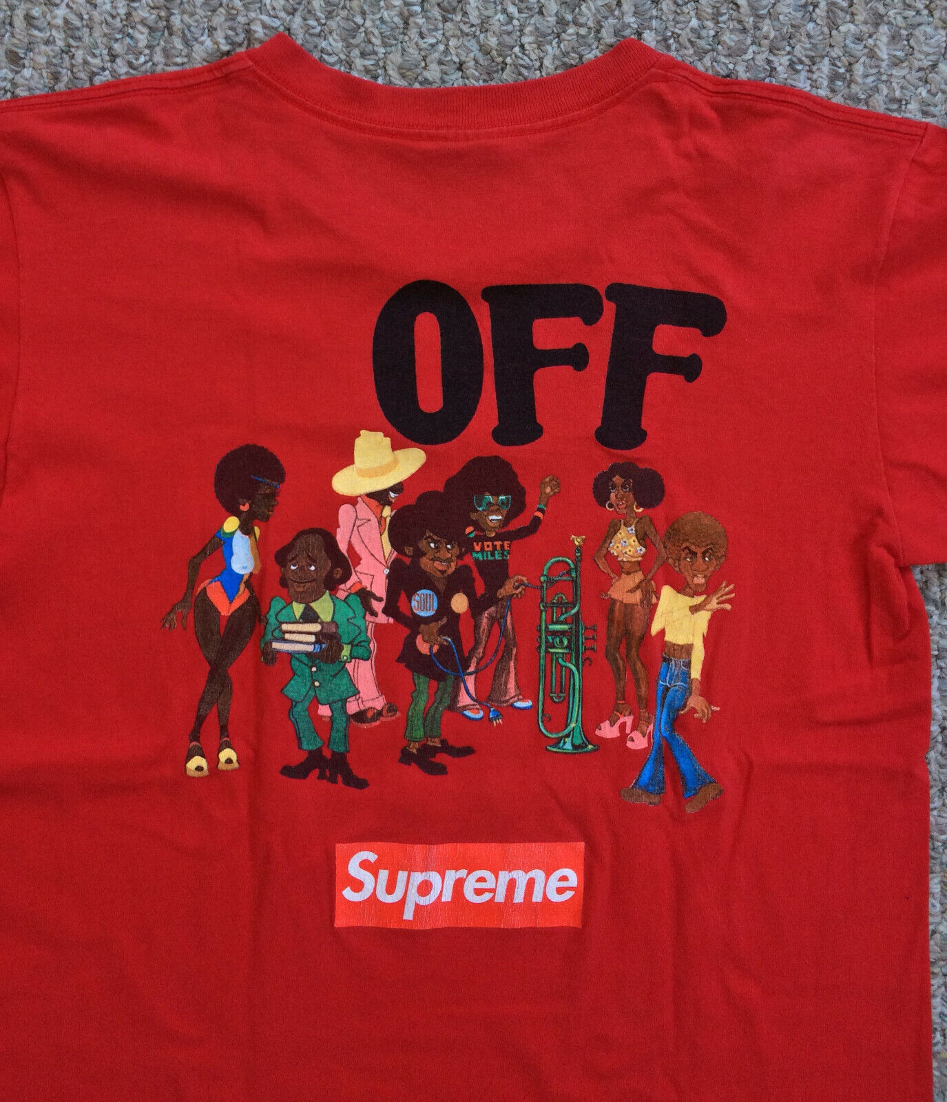 F/W  Supreme x Miles Davis On The Corner Tee   eBay