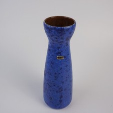 Scheurich 520-32 Keramik Vase West Germany blau gesprenkelt ca. 32,5 cm Höhe