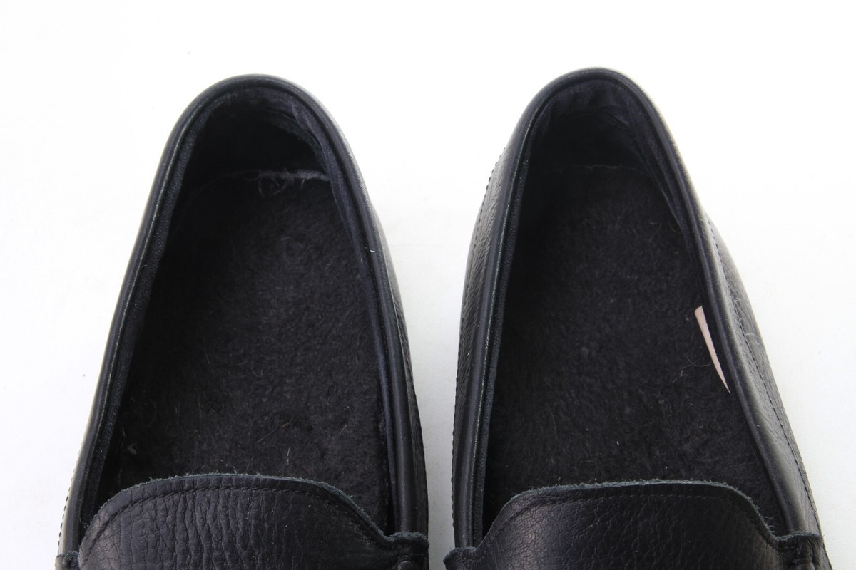 Vionic Tompkin Leather Loafer Slipper Shoe Mens Black US  display picture 3