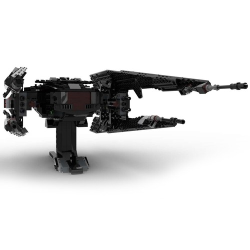 MOC-34444 Kylo Ren's TIE Silencer with Stand and Interior 740 Pieces - Picture 4 of 7