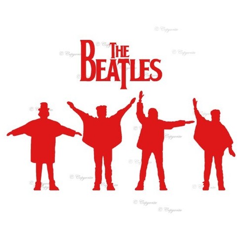 The Beatles - Vinyl Decal Sticker for Home, wall, décor, bar, laptop, Mac Air - Picture 10 of 12