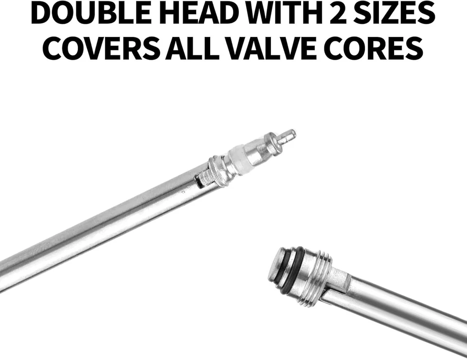 4pcs Valve Core Removal Tool, Double Head & Single Head Valve Stem Extractor - Photo 2/4
