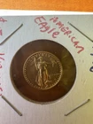 United States Mint American Eagle 1986 $5 Gold Coin 1/10 oz .9167