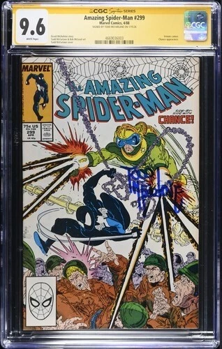 Amazing Spider-Man 299 CGC 9.6 SIGNED McFarlane