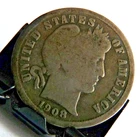 1908 S Barber Dime Actual Coin