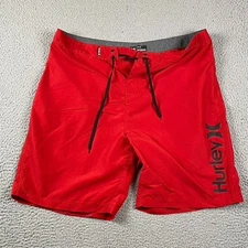 Hurley X Swim Surf Board Shorts Men's 38 Drawstring
