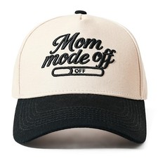 Gift for Mom Baseball Mama Hat Birthday One Size Mode Off Adjustable Cap Pink