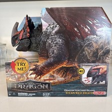 NEW 2025 How to Train Your Dragon Titan Red Death Volcano Island Action Figure