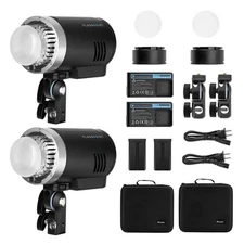 Flashpoint XPLOR 300 Pro TTL R2 Battery-Powered Outdoor Flash - 2 Pack