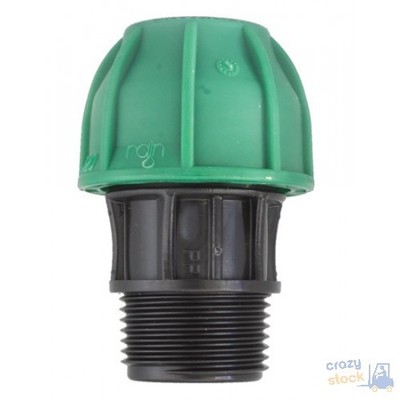 Rain s.p.a. Gewindefitting Kompression Rain M 25x1/2 Grau Kunststoff