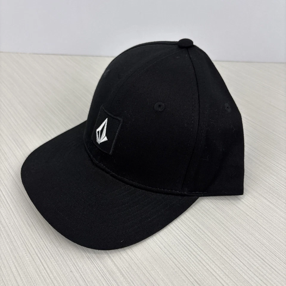 Volcom V Square Snapback Hat Cap Black Adult One Size NWT - Image 2 of 4
