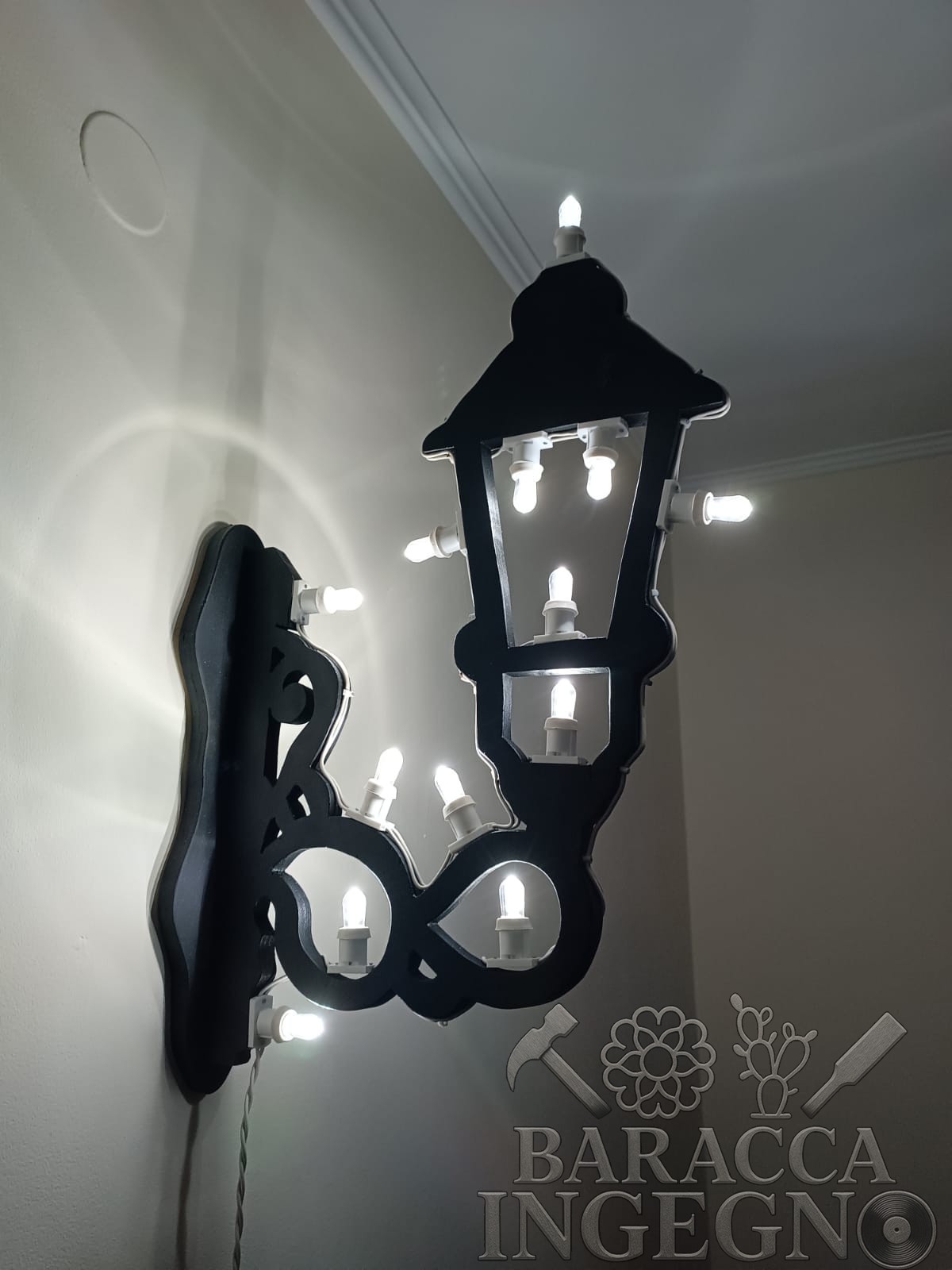 Lanterna Salentina 50x75 LED Design - Arredo Casa Stile Mediterraneo