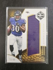 Kenneth Dixon 2016 Panini Limited Rookie Phenom Jersey Football Card #/99
