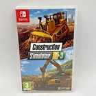 Construction Simulator 2 + 3 Nintendo Switch Very Good Condition