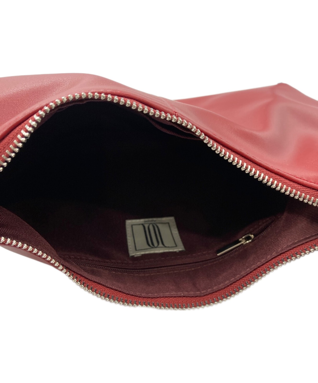 Ameri UND 2WAY CONSTRUCTIVE LEATHER BAG  Red - image 5