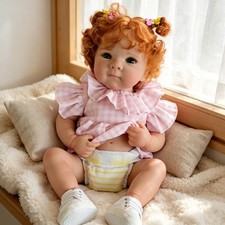18 Inch Lifelike Reborn Baby Dolls Silicone Full Body Vinyl Girl Newborn Doll