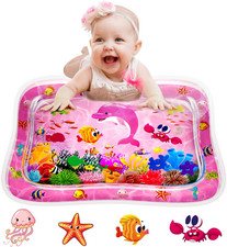 Baby Tummy Time Water Mat for Babies: Baby Toys Gifts for Newborn Infant 3 6 9 1