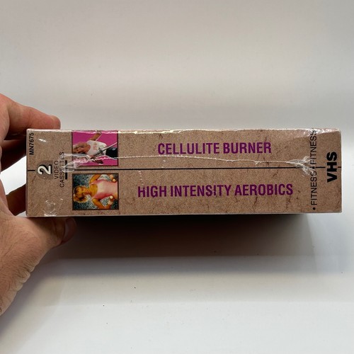 Cellulite Burner & High Intensity Aerobics - New Sealed! VHS 1994 2-Tape Fitness - Picture 5 of 7