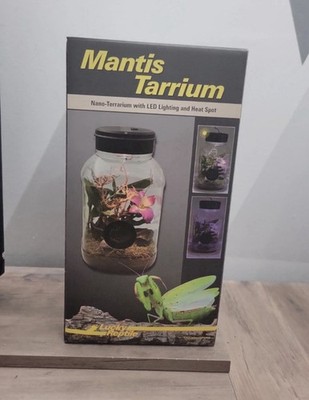 Mantis Tarrium ( Nano Terrarium mit LED Licht und Hitze spot