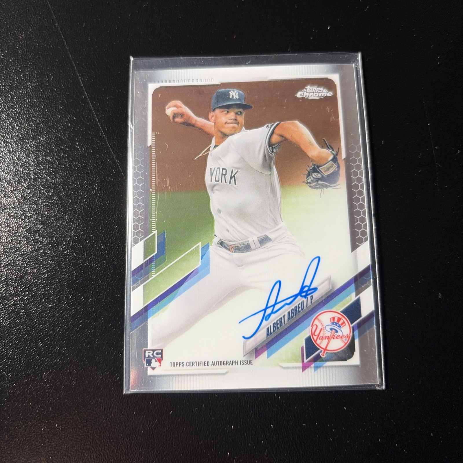 2021 Topps Chrome - Rookie Autographs Albert Abreu #RA-AA