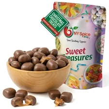 Milk Chocolate Sea Salt Caramel - Premium Soft Caramel Bite, Sweet & Salty Treat