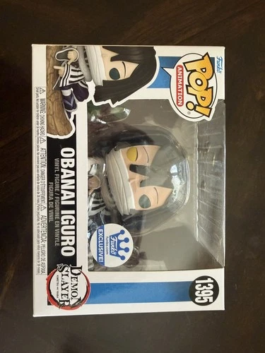🔥Funko Pop! Demon Slayer: Obanai Iguro #1395 Rare Funko Shop Exc. W/Protector🔥