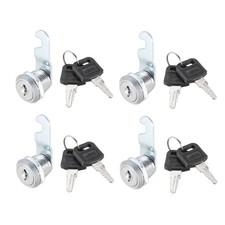 Cam Lock 16mm Cylinder Length for Max 5/16-inch Thick Panel Keyed Alike 4Pcs