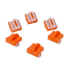 6 Pieces Paper Cutter Replacement Blade Trimmer Orange 
