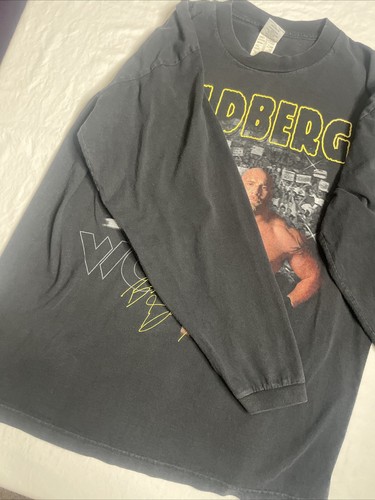 Vintage Bill Goldberg 1998 WCW Long Sleeve Shirt XL Black - Picture 7 of 12