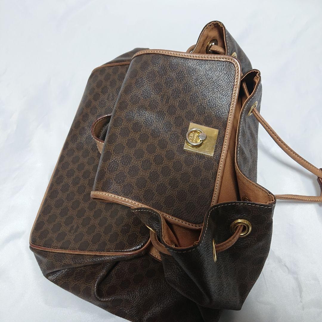 CELINE Macadam pattern mini backpack vintage - image 8