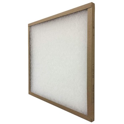 GRAINGER 5W500 PK 12 Non-Pleated Air Filter, 10x10x1, MERV 1 5W500