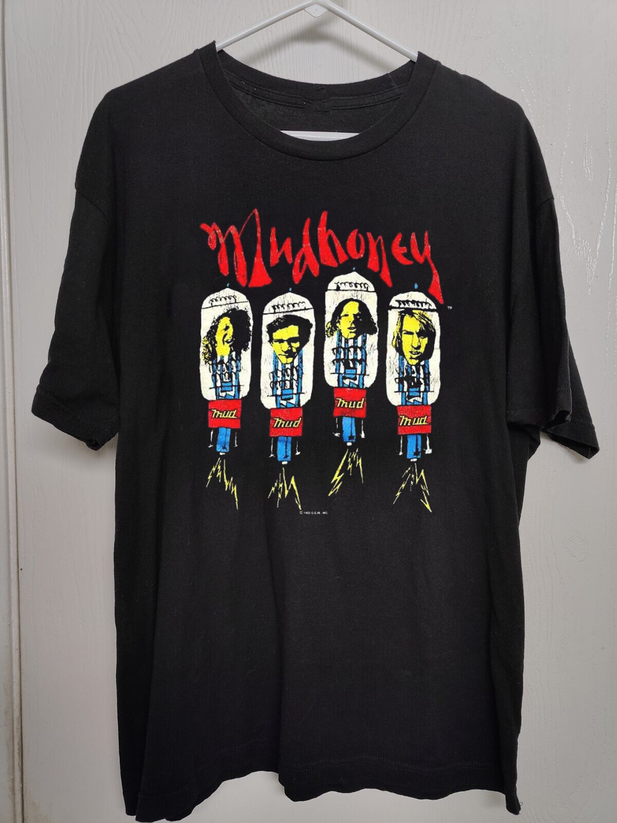 Mudhoney Piece of Cake Tour 1992 Black T Shirt Size S-5XL