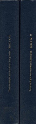 Terminologie der neueren Linguistik 2 Bände A-L und M-Z Abraham, Werner: