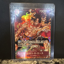 Bandai Portgas.D.Ace Alt Art OP02-013 Super Rare Paramount War JP Foil