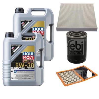 FEBI Inspektionspaket 10L LIQUI MOLY SPECIAL TEC F 5W-30 für Iveco Daily V