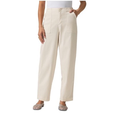 Splendid Good Fortune Pants Moonstone Cream Wide Leg Cotton RS5C570 Large