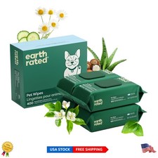 Hypoallergenic Pet Wipes for Dogs  Cats - 400 Count, Deodorizing  Hydrating