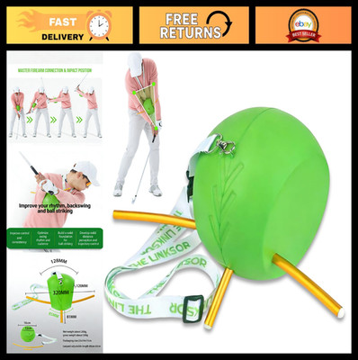 Golf Swing Trainer Ball - Connected Swing Aid, Effective Golf Training Tool for