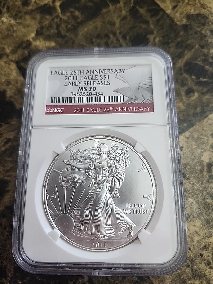 MS 70 American Eagle Silver Bullion Coins for sale | eBay