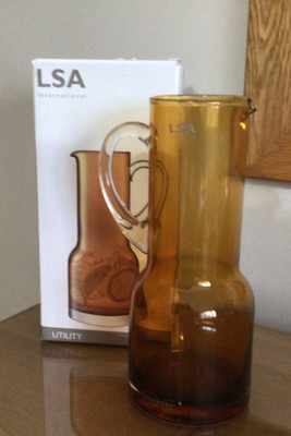 LSA International Amber - UTILITY - Glaskanne 1,35 l - UVP 50,00 £