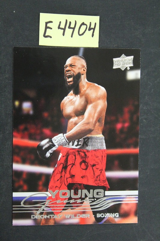 2026 Upper Deck Goodwin Champions Deontay Wilder Young Guns YG-1 (E4404
