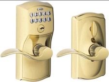 SCHLAGE FE595 CAM 505 ACC Camelot Keypad Entry with Flex-Lock PRE-OWNED