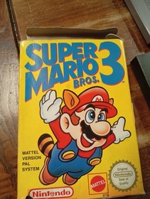 SUPER MARIO BROS 3 NES PAL MANUALE COMPLETO  ITALIANO MATTEL NINTENDO