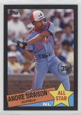 2020 Topps 1985 Baseball All-Stars Black 63/299 Andre Dawson #85AS-13 HOF 0b2