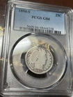 1894 S Barber Silver Quarter Good 4 G04 G4 PCGS San Francisco