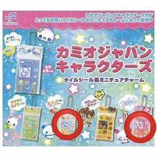 Kamio Japan Tile Sticker Gacha Heisei Girl Set 2 Used